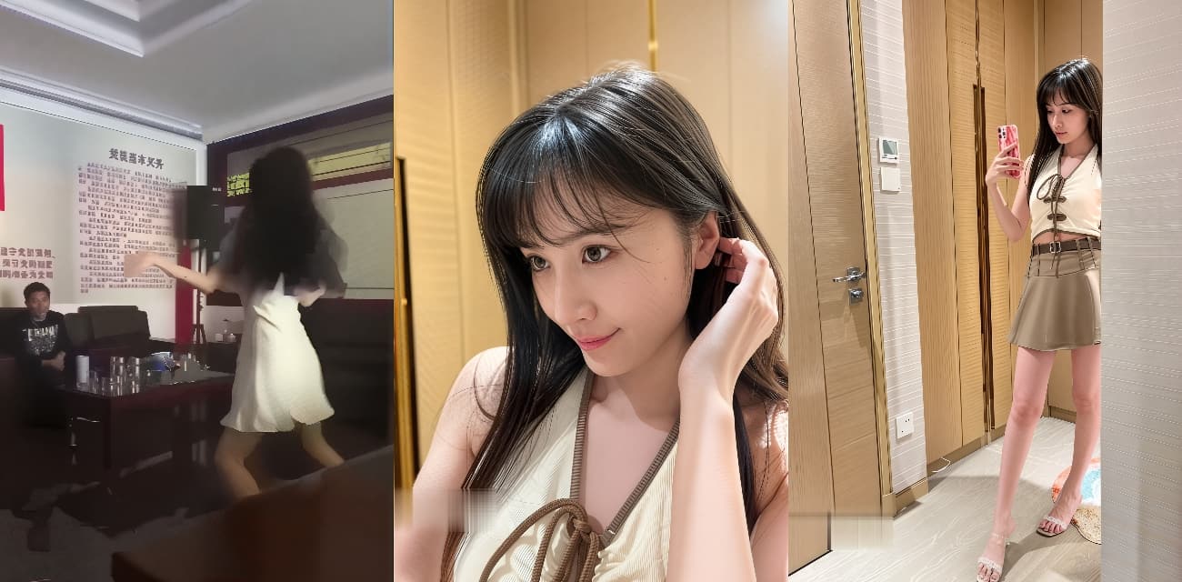 顶美高校清纯学生，笔直纤长漫画腿下海兼职外围，性爱视频曝光，坐在身上各种摸，吸吮大屌妹子很享受，骑乘抱着屁股猛操！