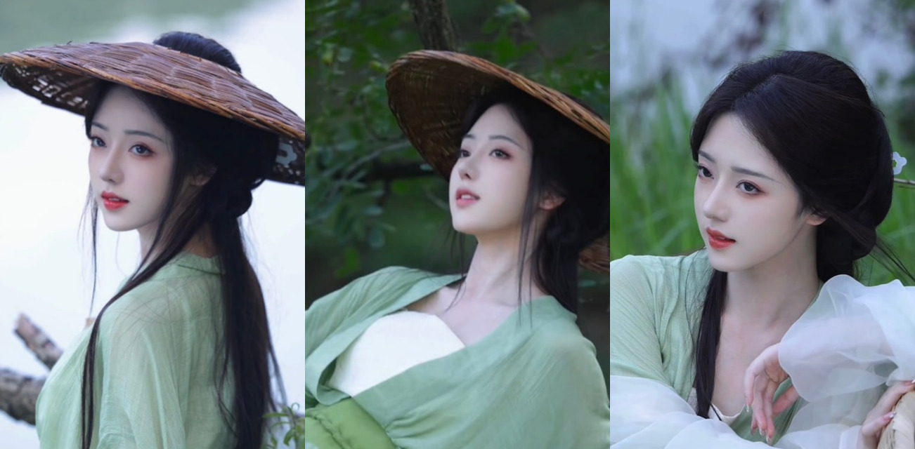 海角乱伦 给爱美的汉服姐姐拍照为名，强行挑逗发生乱伦关系！敏感体质嫩穴淫水超多！对白精彩