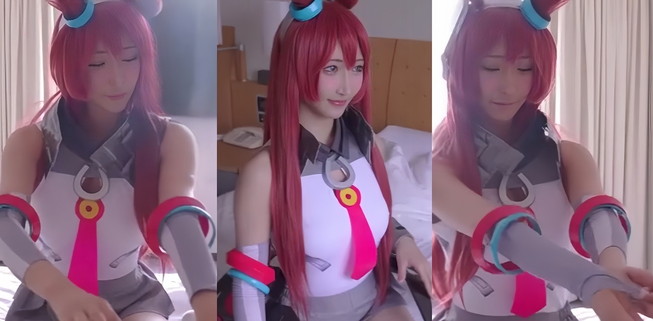 青春美少女coser赛马娘 美浦波旁 被摄影师潜规则 脱光衣服直接开玩 这颜值身材便宜摄影师了！