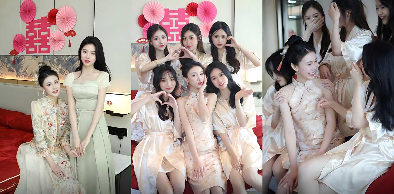 绝版婚闹资源重现江湖完整版，伴娘与新郎被大伙强行脱关衣服摸奶好不快活，也不知道新郎有何感想是不是绿帽奴！