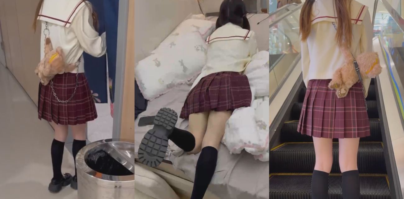 超可爱jk服女友 和男友在家自拍做爱视频 淫湿的小穴被炽热的肉棒疯狂抽插 娇喘连连！