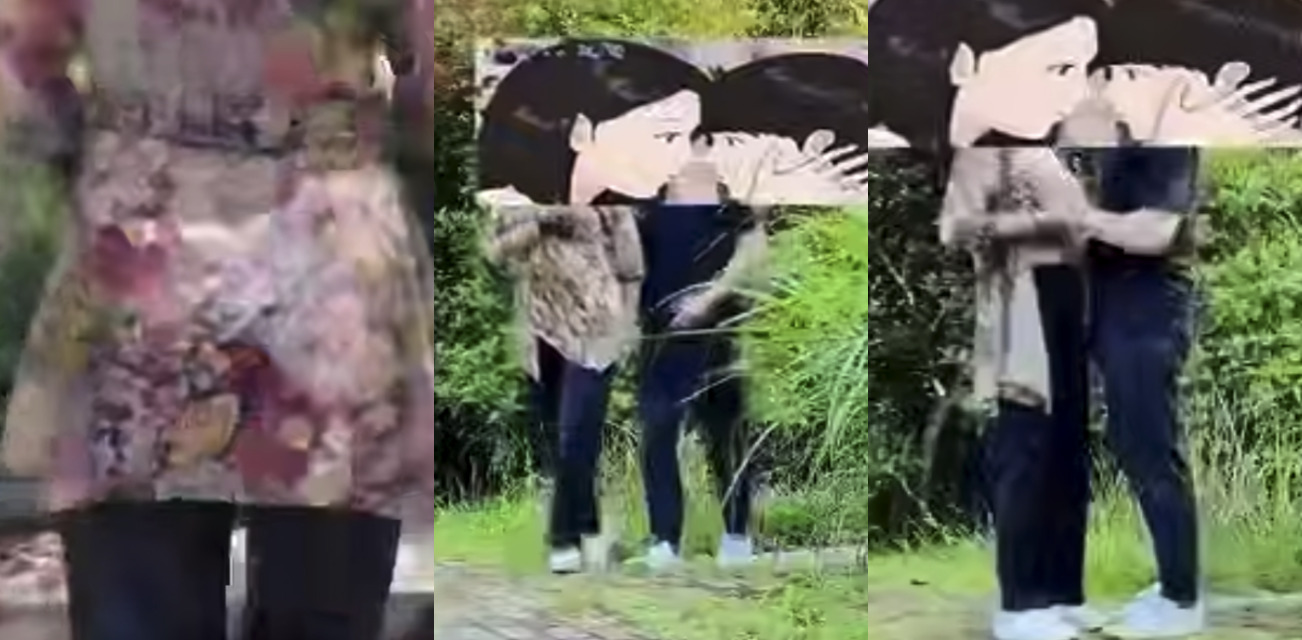 真实母子乱伦！我和儿子真实的乱伦故事之爬山变野战 无套后入老妈的大骚穴！
