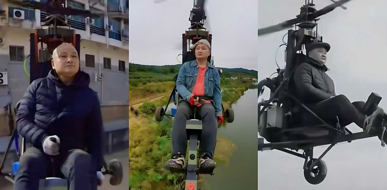 四川剑阁县网红 唐飞机 驾驶超轻型飞机直播时坠机回放曝光，画面显示，飞机突然失去控制坠落，随后起火燃！