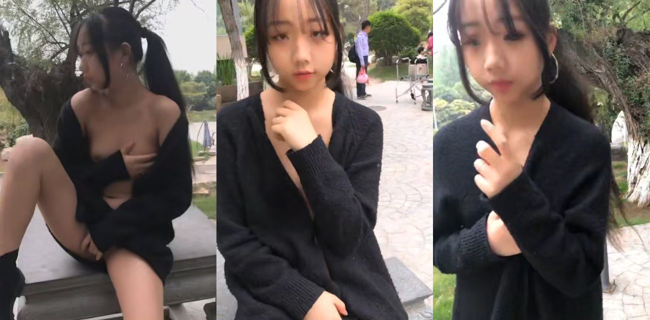 重温经典！极品萝莉 浆果儿 户外露出 公园内大胆展示粉嫩酮体 白虎蜜穴极其诱人！