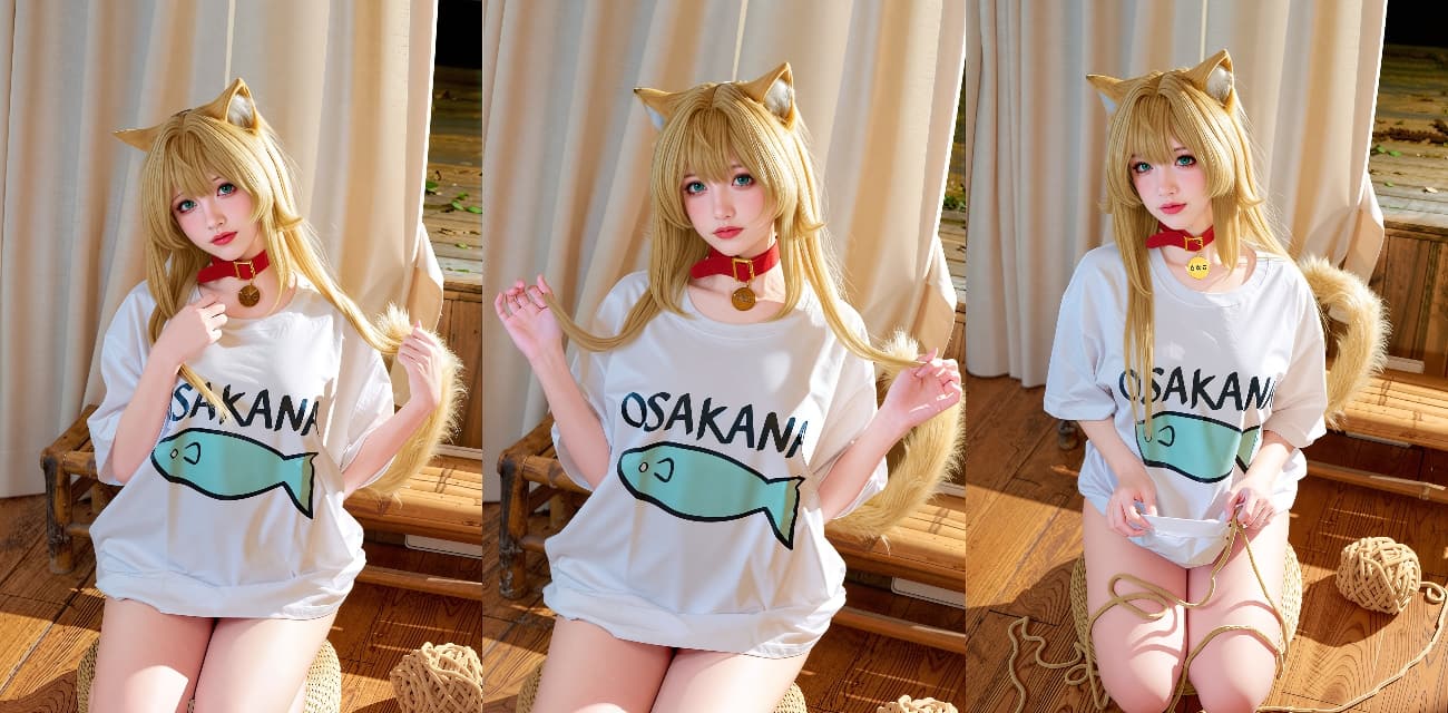 可爱人气福利 姬阿薰KaOri cos私密写真拍摄花絮流出，少女胴体散发着独特的香味，尺度大到惊人！