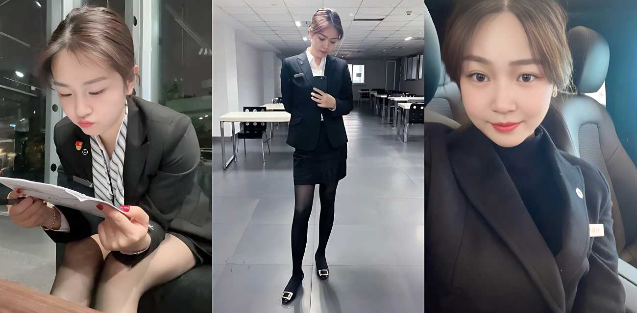 北京奔驰美女销冠为了业绩不惜出卖肉体，与客户性爱视频曝光，口活很好叫声销魂，果然销冠都是有料的