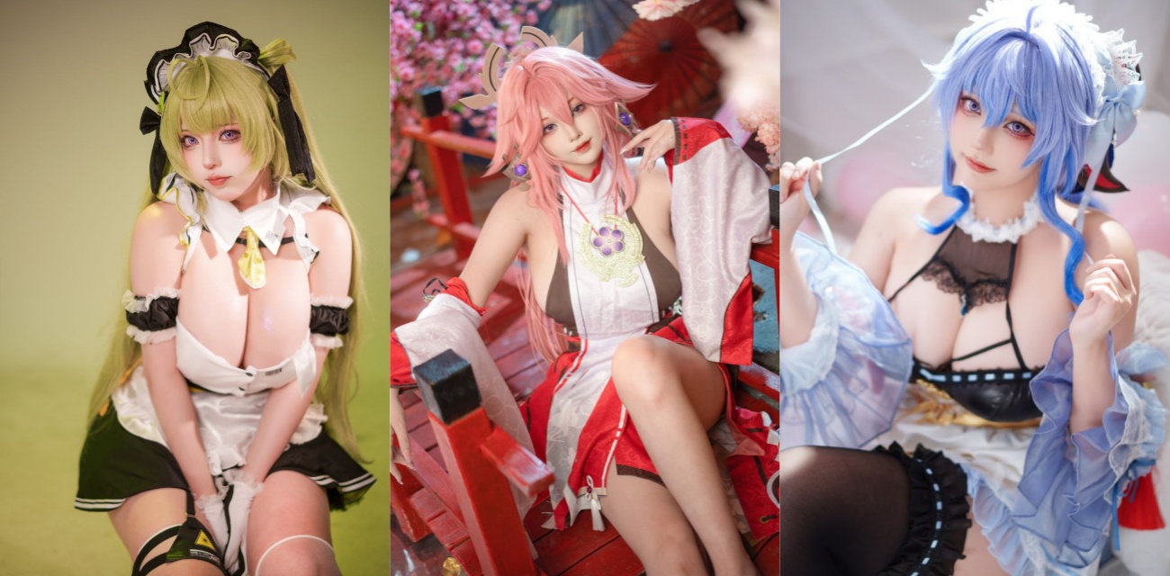 B站百万粉丝顶级coser 菌烨tako 精品巨乳cosplay写真合集！高颜值完美身材白嫩美乳！让宅男们一饱眼福！