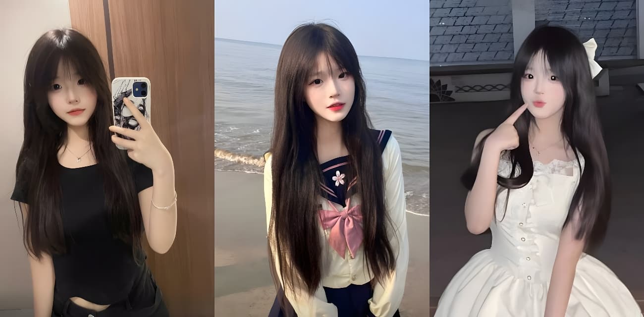 放学刚遇到的黑长直软妹 人美逼紧 夹着金主精液乖乖回家 真是听话的小母狗！