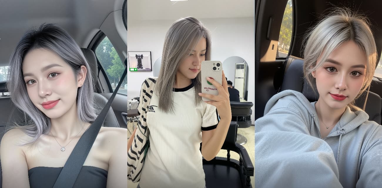 海角乱伦 高中辍学妹妹不学好染了一头奶奶灰，做哥哥的我肉棒教育她，穿着条纹黑丝被暴力抽插，内射精液太多流出来了