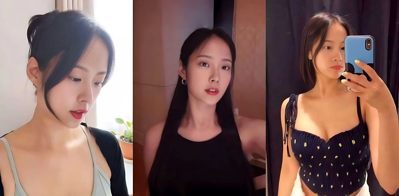 广州大学系花 吕诗莹 被金主带到酒店玩激情3P 露脸舔屌，撅臀揉穴 主动把肉棒塞进骚穴被金主无套后入猛操！