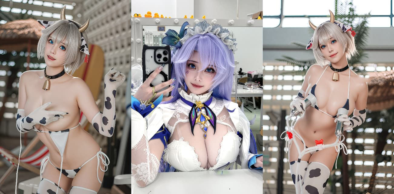 极品尤物 蜜汁猫裘 柴郡花嫁写真私拍流出 巨乳新娘纯欲诱惑摆拍 肥美鲍鱼若隐若现 完美身材诱人至极！