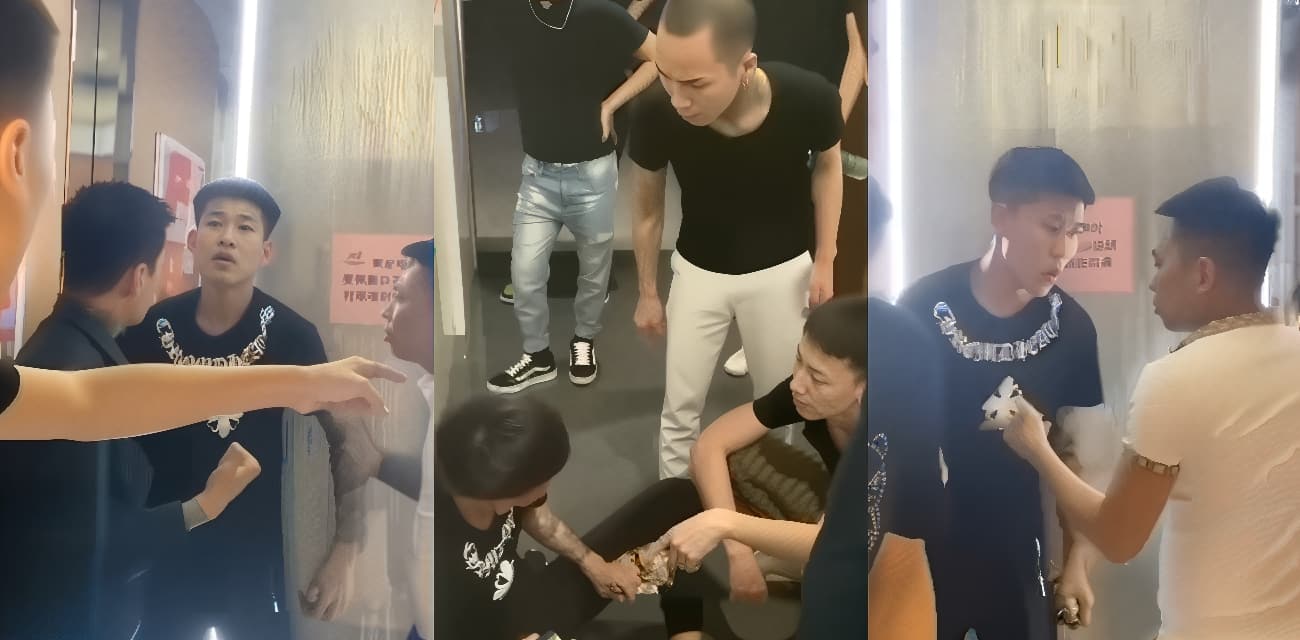 宇将军手下头号大将 快手两百万粉丝网红大懿 被人线下真实掌掴下跪 嚼着最贵的槟榔挨最毒的打！