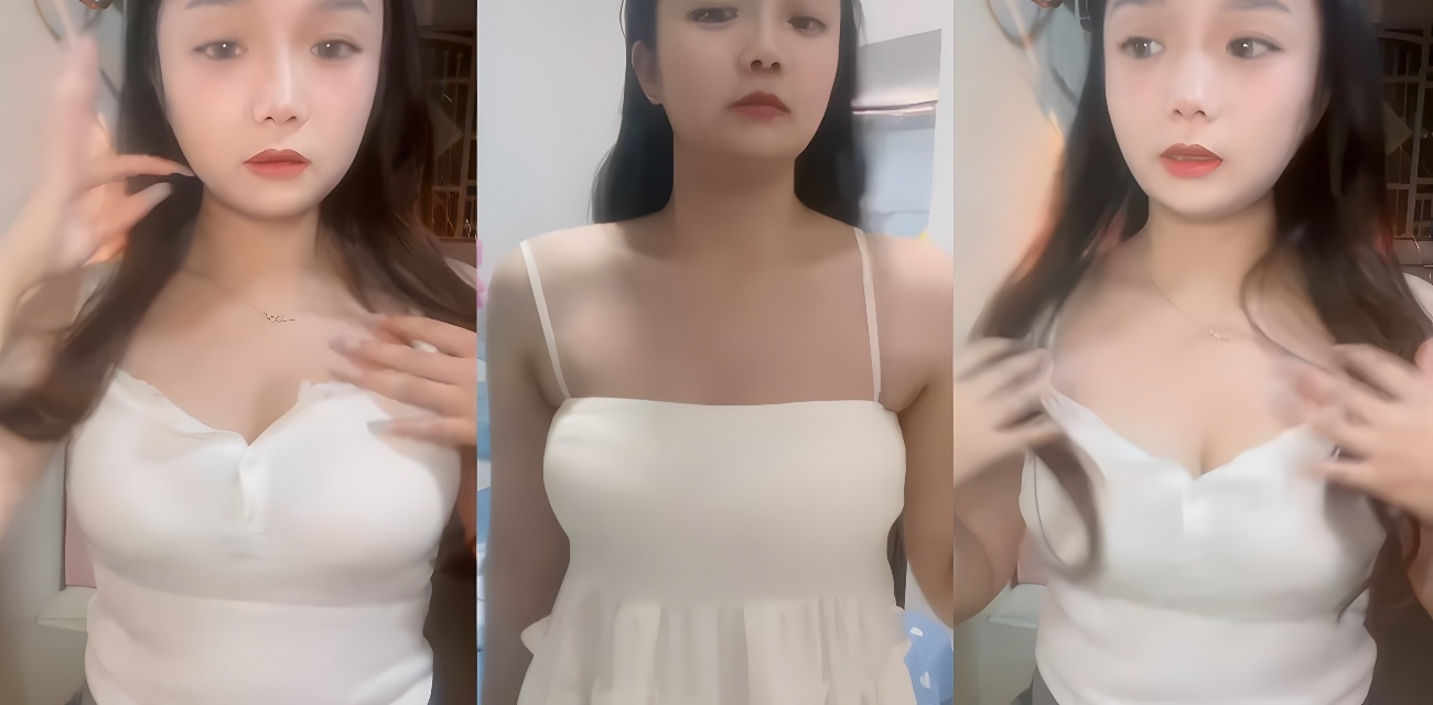 快手网红 捡破烂的冉宝 白色吊带脱光自慰 巨乳嫩逼手指狂插好骚！