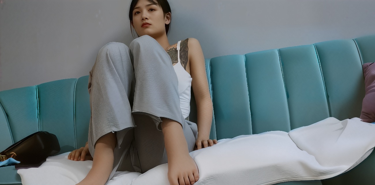 鸭哥探花 嫩妹胸前满纹身极品尤物 腰细挺乳大长腿完美身材 腿张开舔逼站立后入！