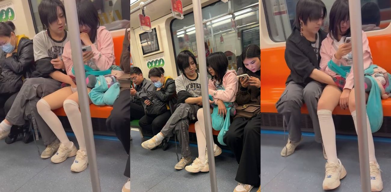 地铁站扣逼视频曝光 年轻小情侣地铁站上扣逼被偷拍 旁若无人 胆子是真的大 看着好刺激