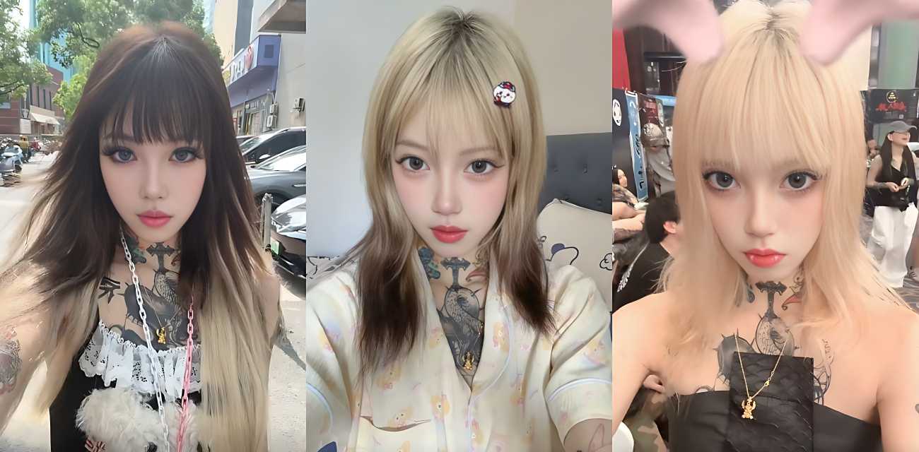抖音网红 无能巨婴 高颜值符文战士，连乳头都纹上了爱心，线下视频曝光，扇耳光滴蜡调教，彻底沦为榜一大哥的奴隶！