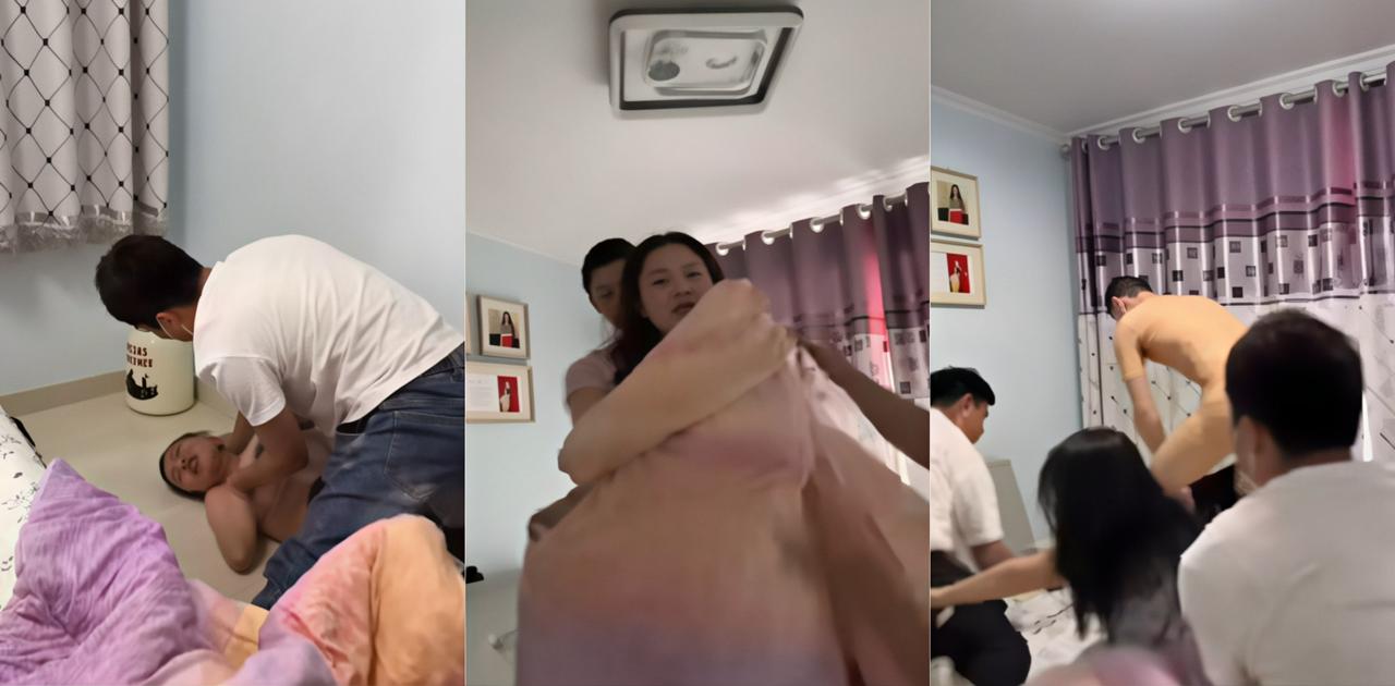 山东莱芜原配怒抓偷情小三 当场抓奸在床5分25秒完整视频被爆出 全程刺激不断！
