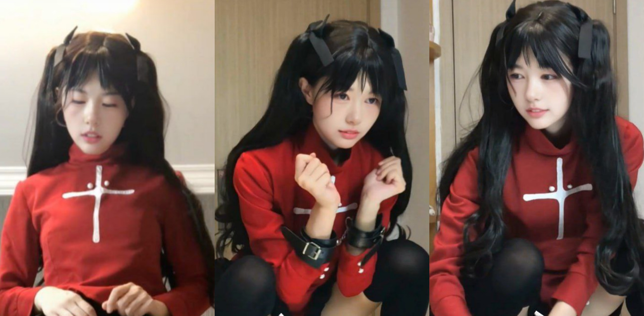 推特双马尾小萝莉 埋导演 扮演远坂凛 蜜穴蹲坐吞吐玻璃镜上的假屌 娇躯颤抖淫水四溅