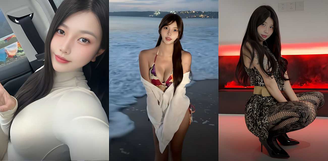 抖音百万粉丝网红 鱼神 最新大尺度付费视频曝光，竟然还是无毛白虎嫩穴，车内白色蕾丝内裤跳蛋玩弄自己小穴非常不错