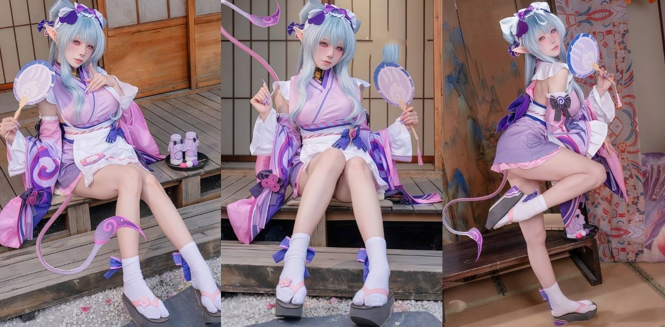 极品福利姬 咬一口兔娘ovo 制服cosplay 化身性感兔系女神 妖娆诱惑姿势炸裂！