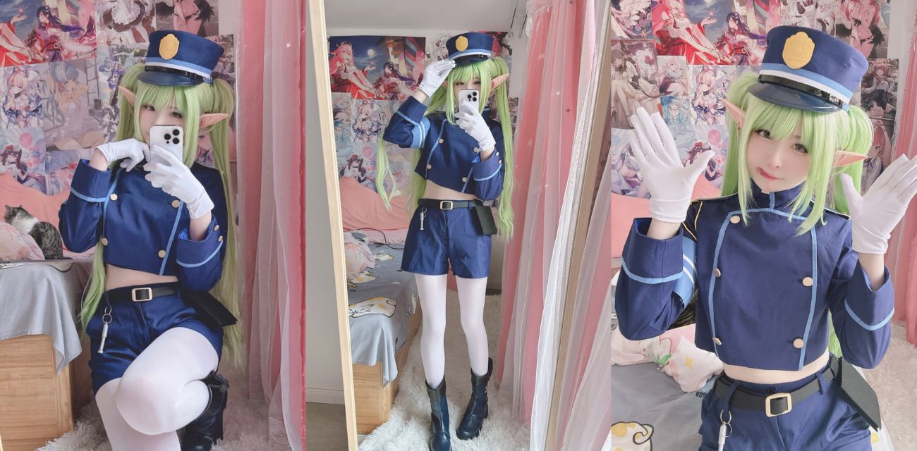 极品萝莉福利姬 习呆呆 cos铁道双子 大尺度福利写真曝光 道具自慰粉嫩菊花！