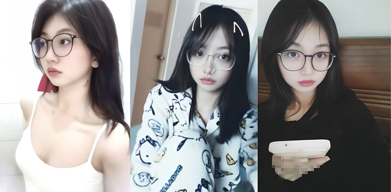 超清纯的大一眼镜学生妹 私下里给金主拍定制视频被曝光！全裸模奶自拍 身材真的嫩啊！