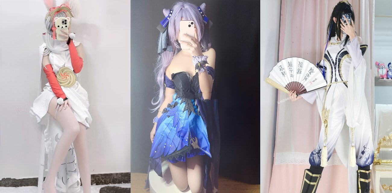 福利姬 柔柔呱 COS原神神里绫华 华服下展露修长美腿 自慰镜头拉近捕捉每一丝颤抖与水光！