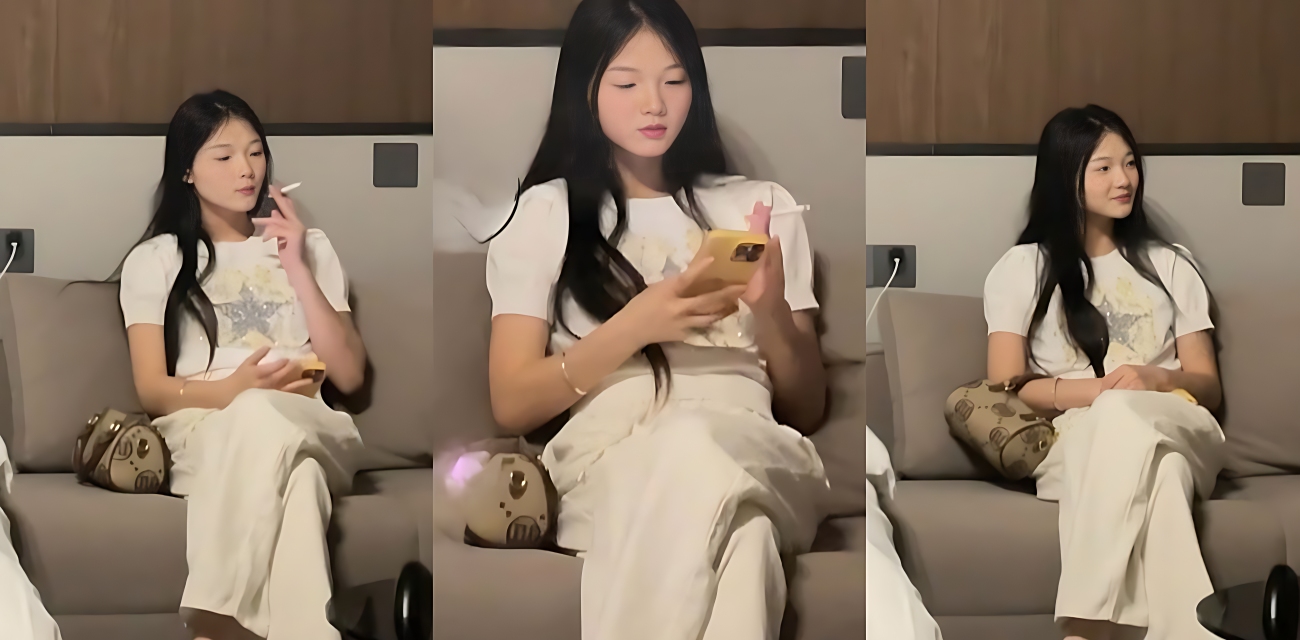 51吃瓜（我要吃瓜）系列，初恋白月光系列第21期，88斤18岁较小性少女为了3000果断下海，中途想拔套结果把套子干破内射了