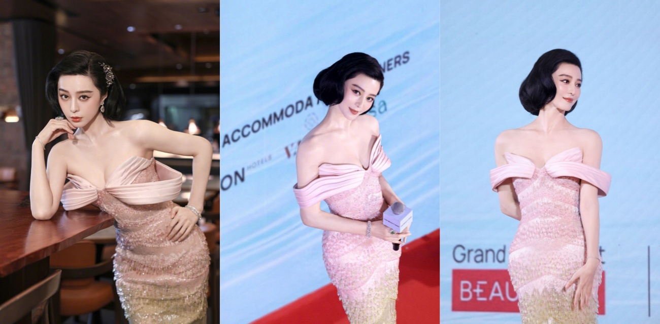 顶流明星 范冰冰 巴黎高定压轴 暗黑女王生图直接征服全场 谁能扛住这气场？