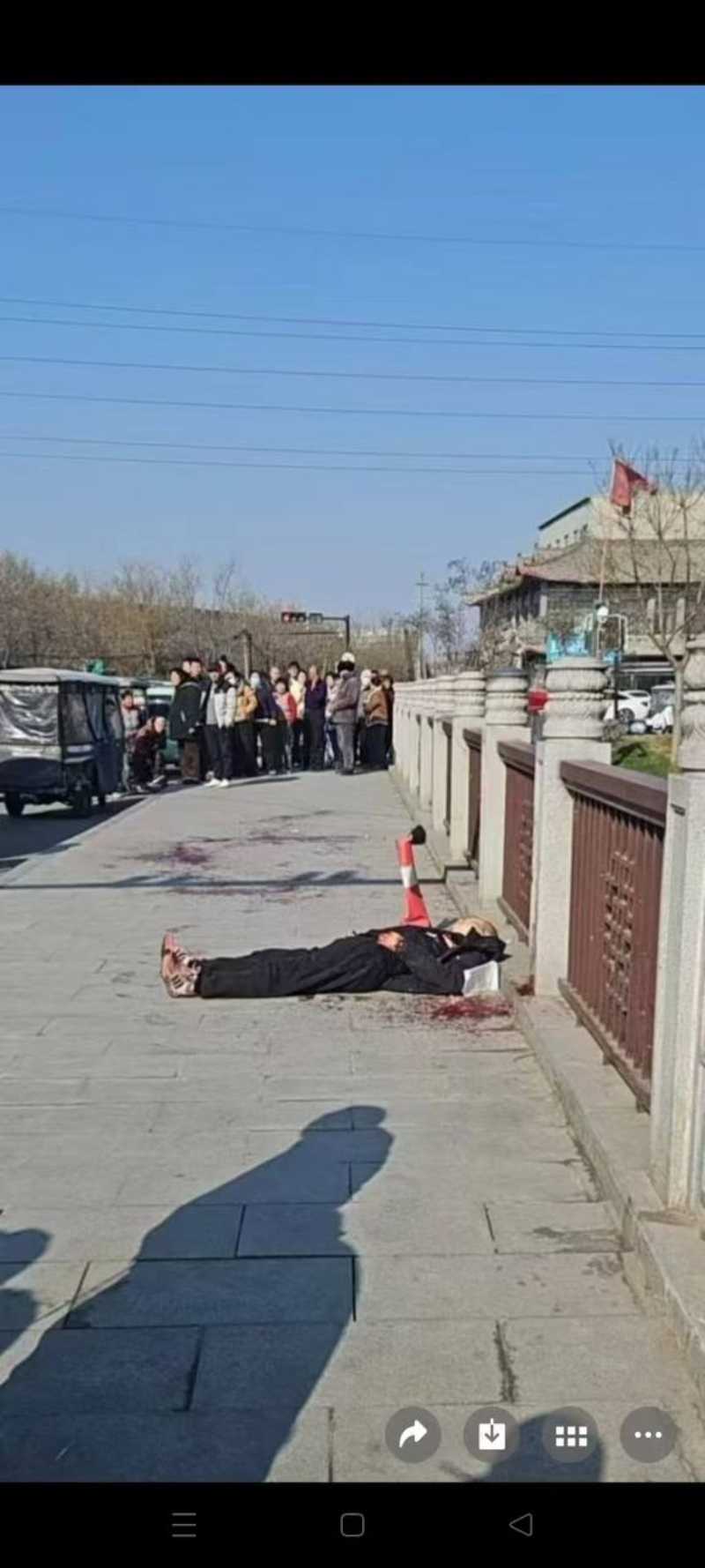 过年期间河南开封发生凶杀案 据说凶手有精神病！