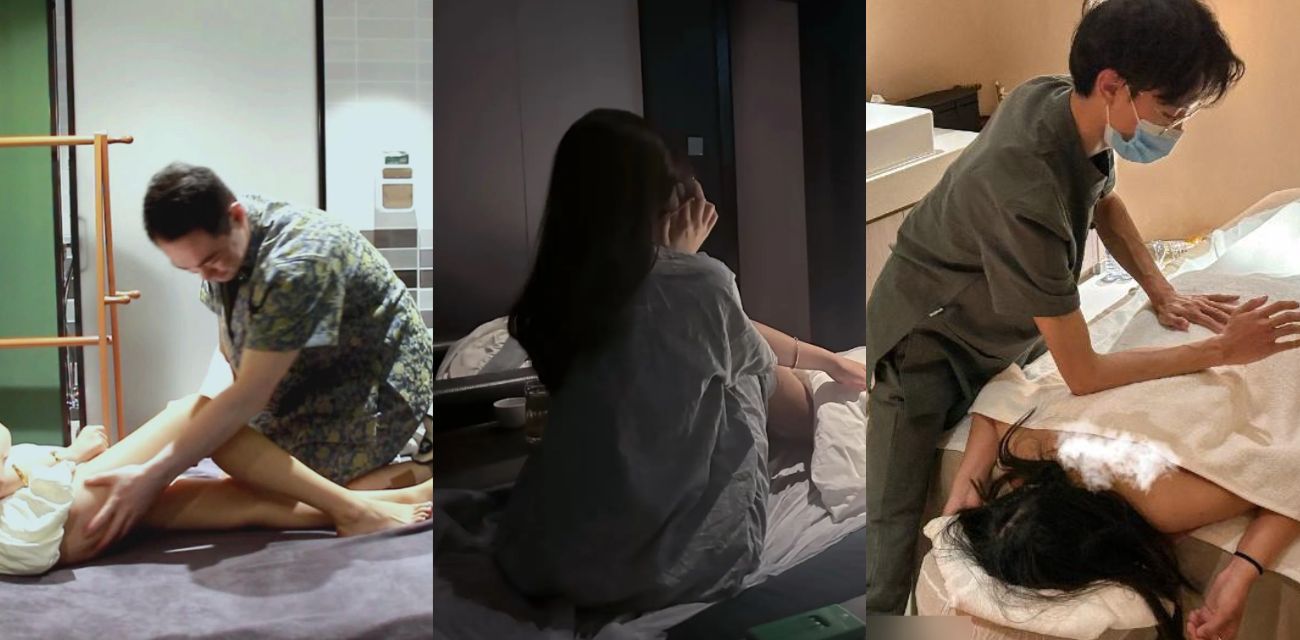 按摩小子 第1期 男技师上门按摩 偷拍极品白领御姐做精油spa 顶级身材 手指抠逼到高潮 主动吃鸡巴勾引我操逼！