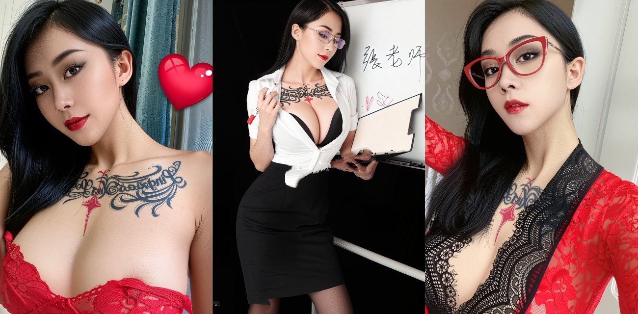 OF顶级网黄女神 张贺玉 大量定制私拍合集 绝美颜值火辣翘臀 刺青巨乳香艳无比！