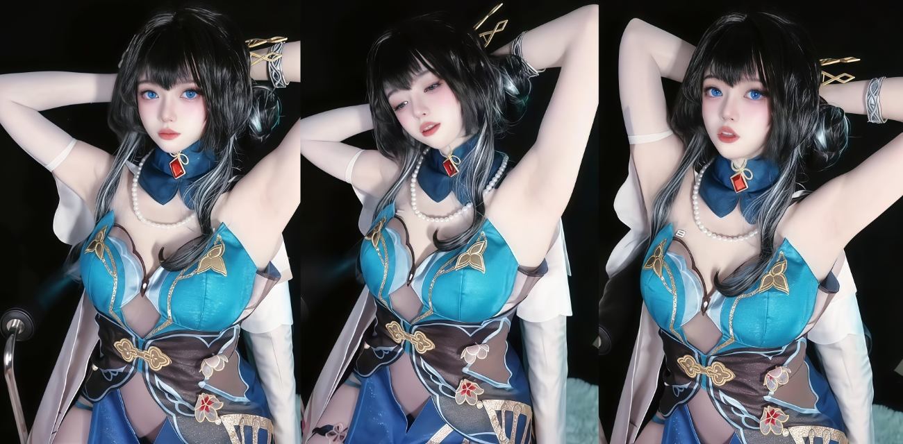 推特福利姬 月野兔 COS星穹铁道阮梅 奖励男奴开拓者 口交撸屌狂榨精液！