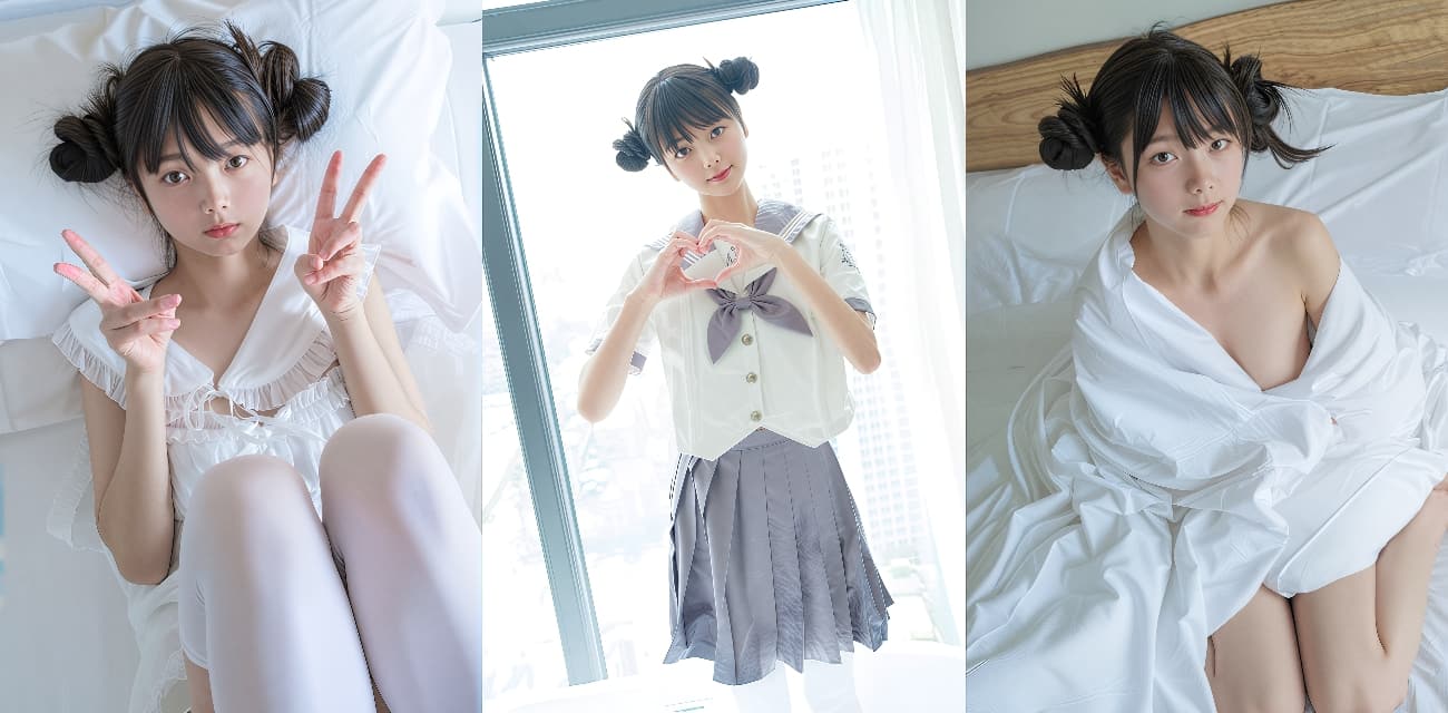 推特极品萝莉网红 赤西夜夜 大尺度写真视频第二期 情色修女高开叉白丝美腿 干净的白虎敏感十足，跳蛋刺激下白浆四溢！