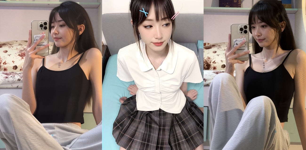 太原科技大学清纯校花 林静怡 甘愿穿上女仆装 被男友栓上狗链 平日高冷女神瞬间化身乖顺小M！