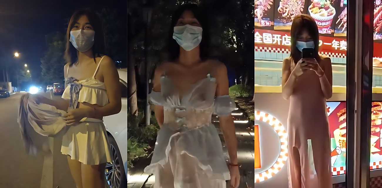 浙江风骚苗条少妇 小鸟医人 户外露出视频合集，真空透明瑜伽裤小穴都能看见户型