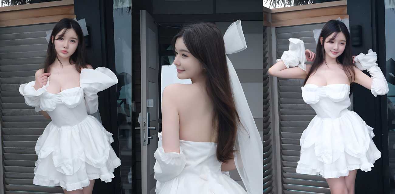 抖音超级网红148万粉丝 糯美子MINIBabe 极致反差！别人眼中的女神！童颜巨乳！高挑又丰满的身材，雪白奶子超美！