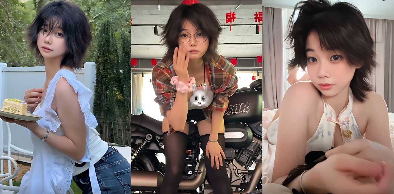 抖音300万童颜巨乳网红 星野 被扒出猛料大战榜一光头哥视频曝光！完美露脸实锤这纤细身材看的流口水！