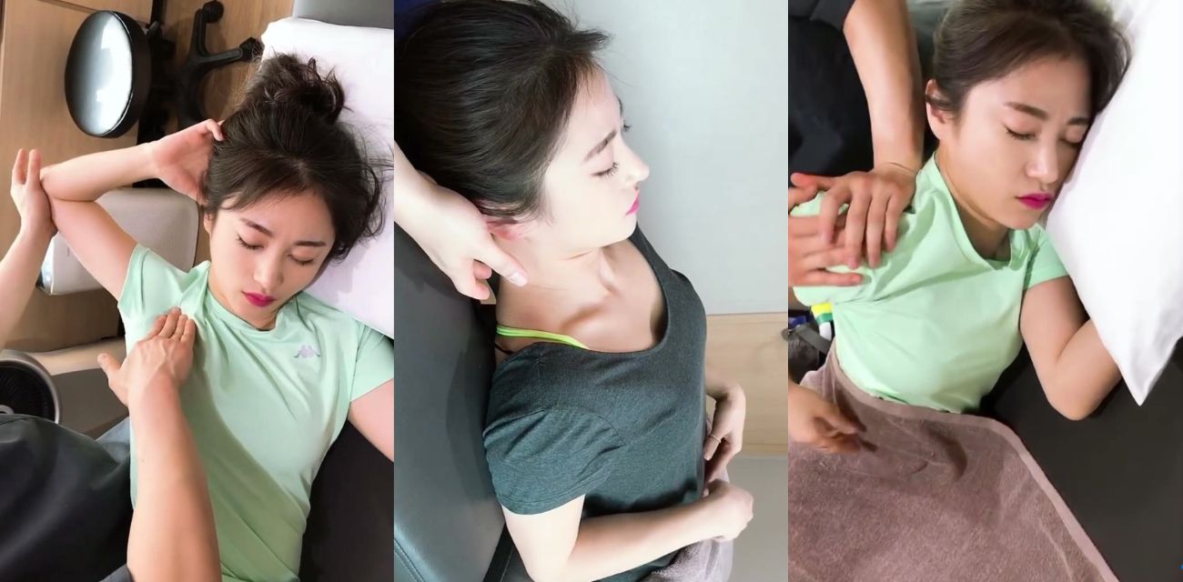 按摩小子 第3期 男技师上门按摩 偷拍极品公务员美女做精油spa 翘臀骚穴 按完背部已经淫水泛滥 爱液流到床单上！