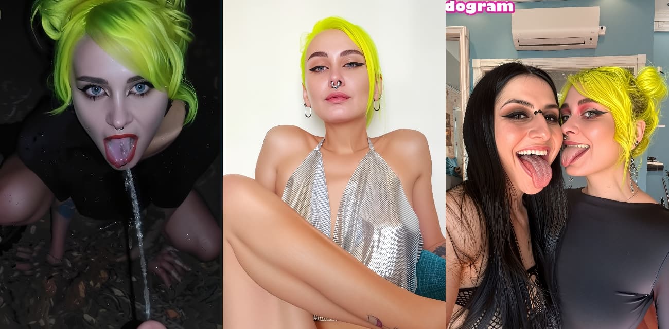 欧美精神小妹 Forest Whore 肛门装灯带 往里面尿尿流出来接着喝 最后给菊花灌啤酒 真是很炸裂！！！