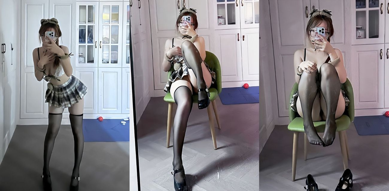 山西太原反差眼镜妹 李斯羽 自拍不雅视频流出 炮机自慰口交肉棒 骚的要命！