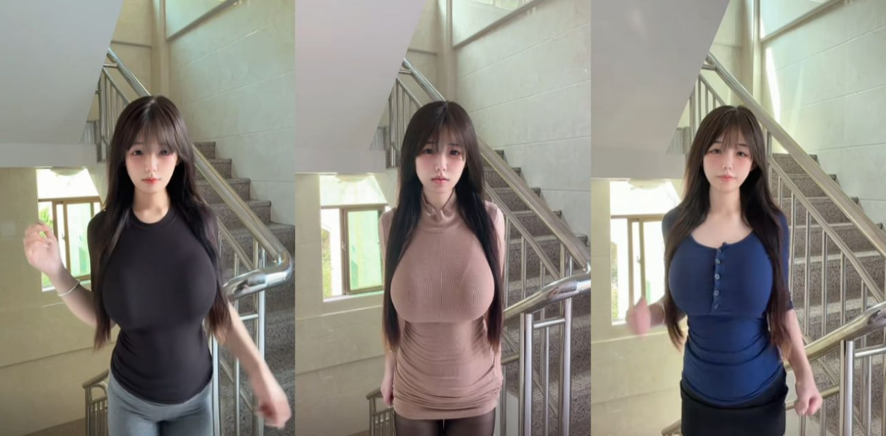 抖音22万粉美乳网红 是琪酱吖 粉丝定制揉奶露点福利曝光,反差女神手捏E奶露点下身不断摇晃，雪白大奶看的好舒服！