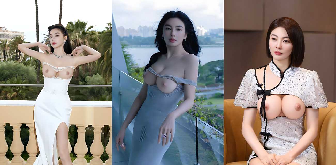 内娱御姐型女演员 张雨绮 直播差点走光冲上热搜！AI技术完成遗憾脱衣啪啪视频整活 多少瓜友想射她大奶子上！