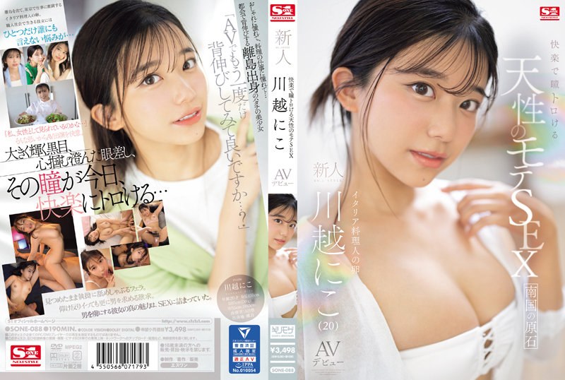 SONE-088 自然流行的性爱，让你的眼睛融化新人NO.1 STYLE Niko Kawagoe AV首次亮相 - 川越にこ - AV中文字幕
