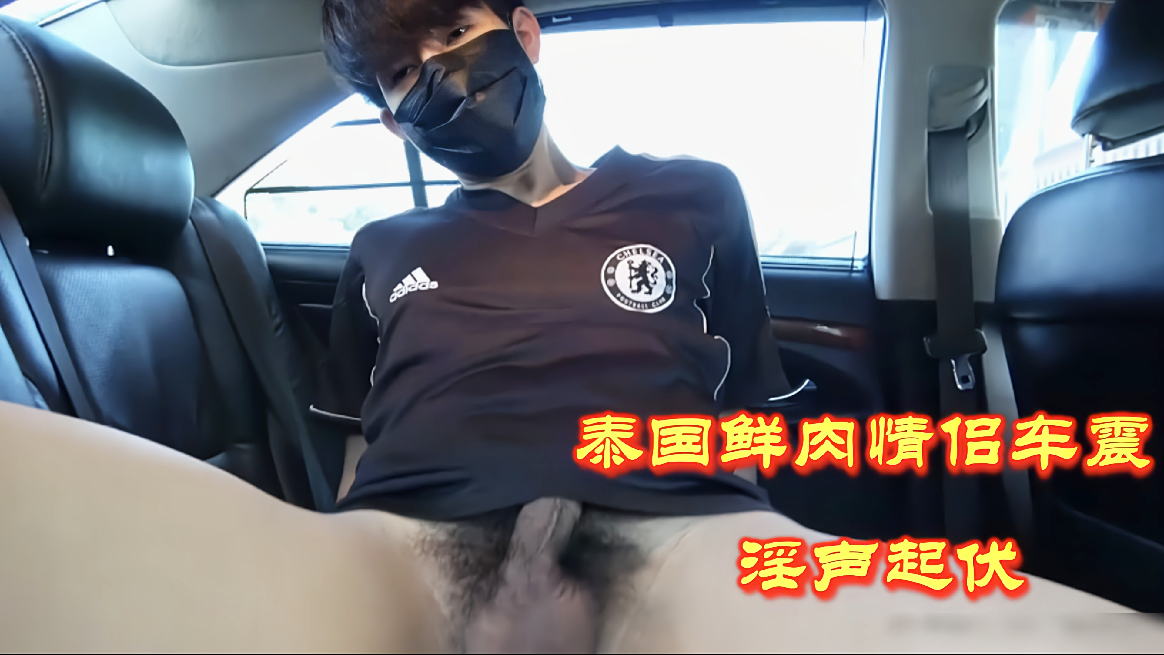 泰国鲜肉情侣激情车震做爱，淫声起伏