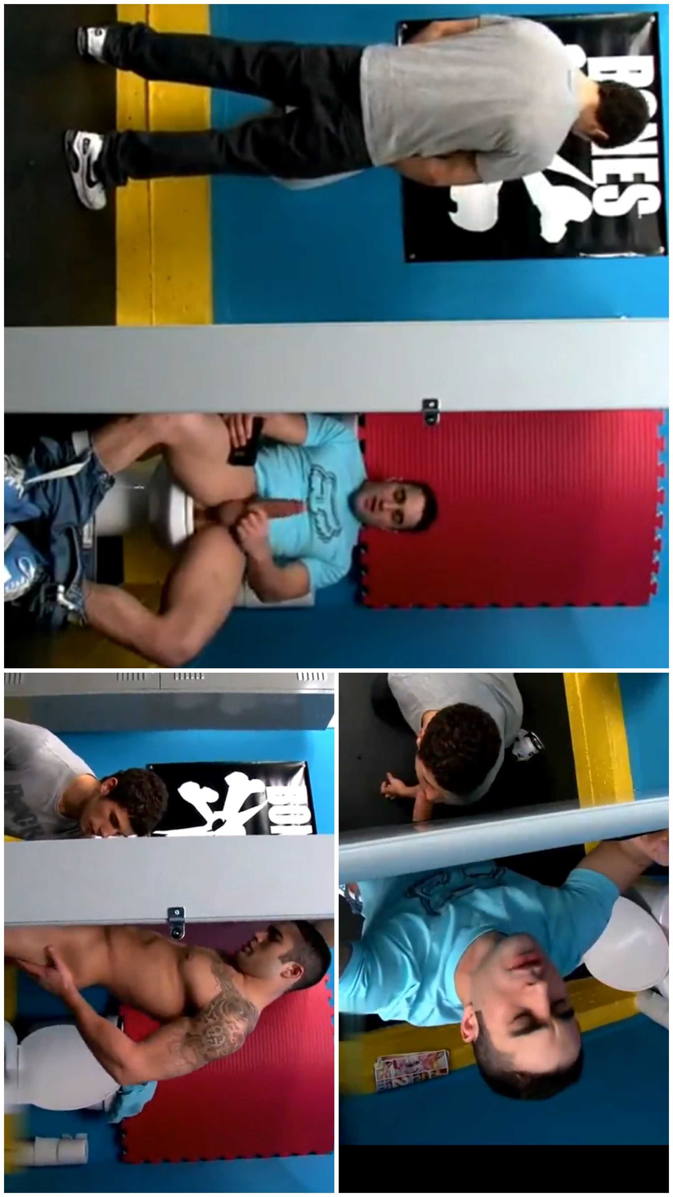 肌肉大屌猛男厕所看片,鸟洞喂给直男口交