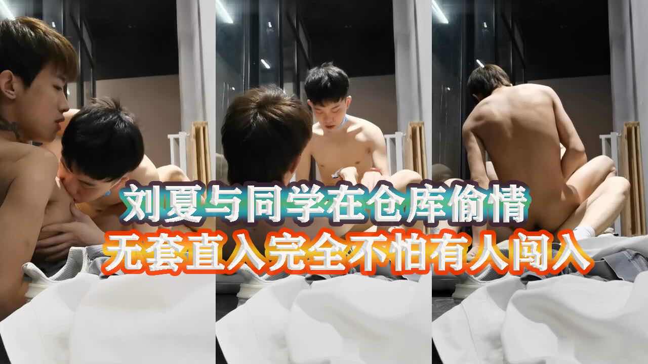 学生情侣小夫夫没钱去酒店开房 跑去仓库去激情啪啪 胆子太大了 都不怕突然来人被看见的 无套爽操内射