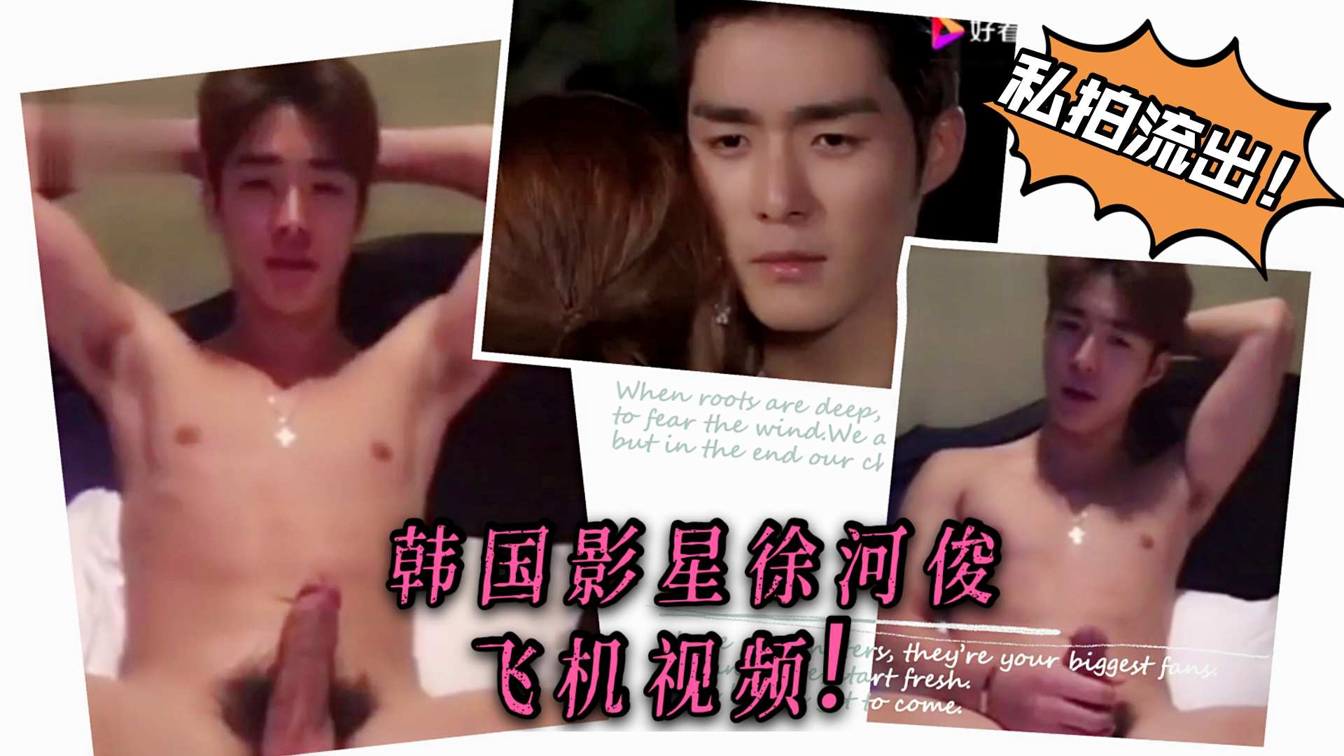 韩国影星徐河俊飞机私密视频流出 曝光后演艺圈一片哗然 欧巴的鸡巴很粗大哦