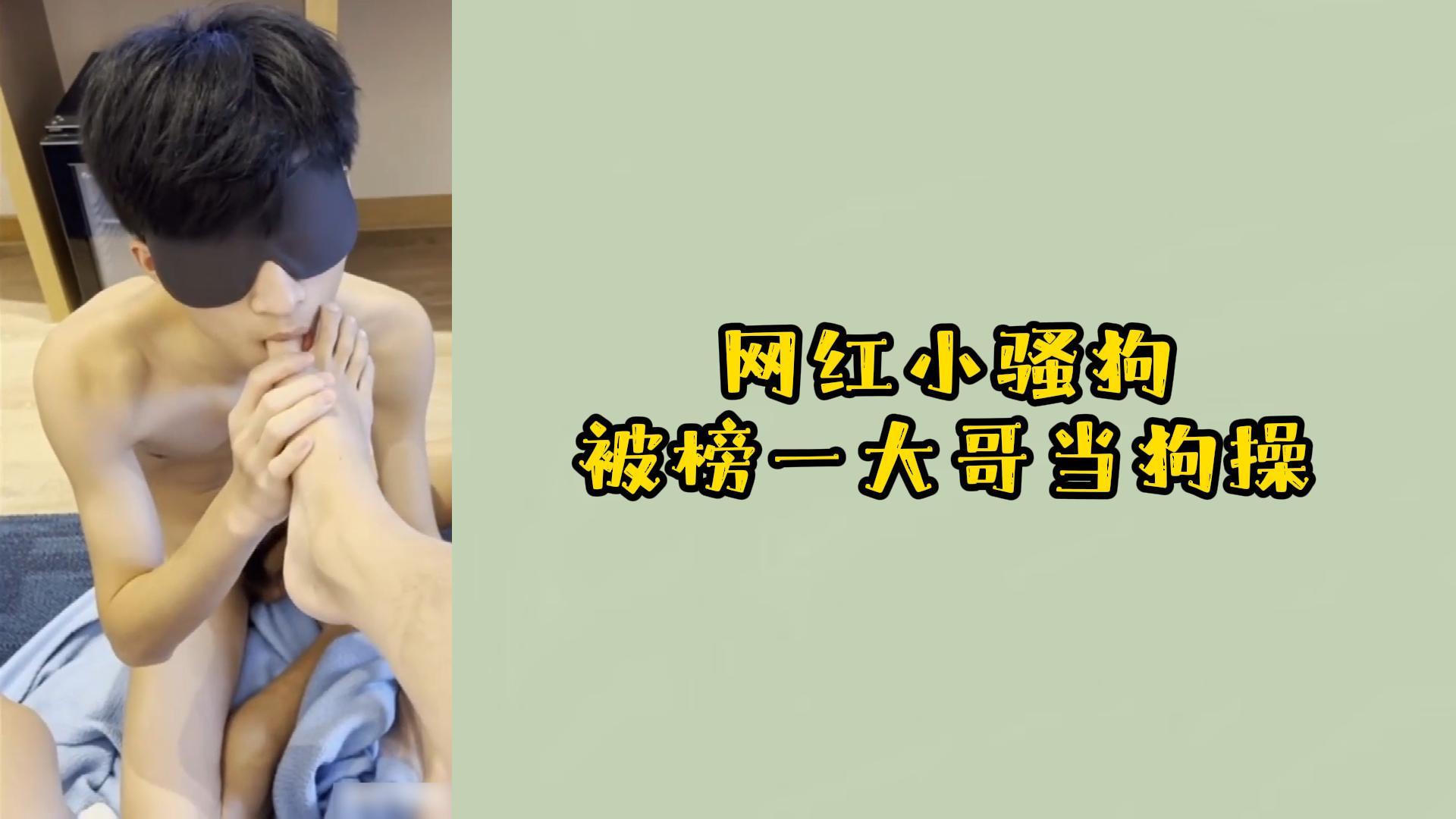 网红小骚狗，被榜一大哥当狗操 调教