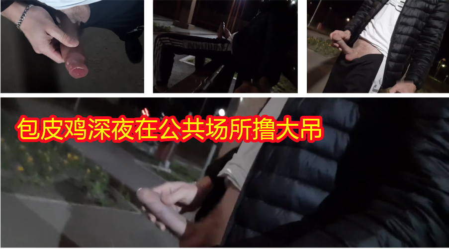 包皮骚货深夜公共场合大胆露出撸管